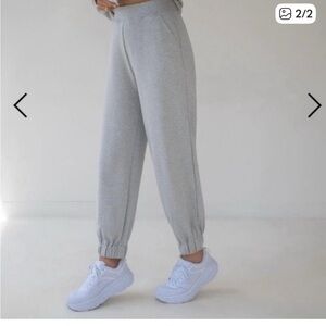 AYR The Cool Pants Light Grey Jogger Pima Sweatpants size small